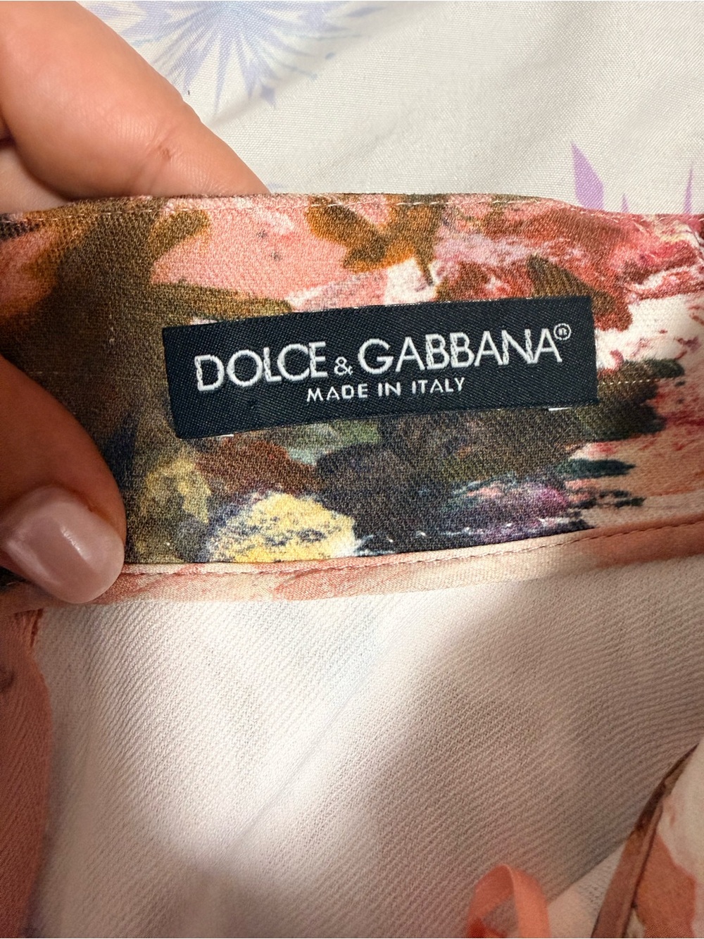 Dolce & Gabbana Floral Peach and Pink Jacket